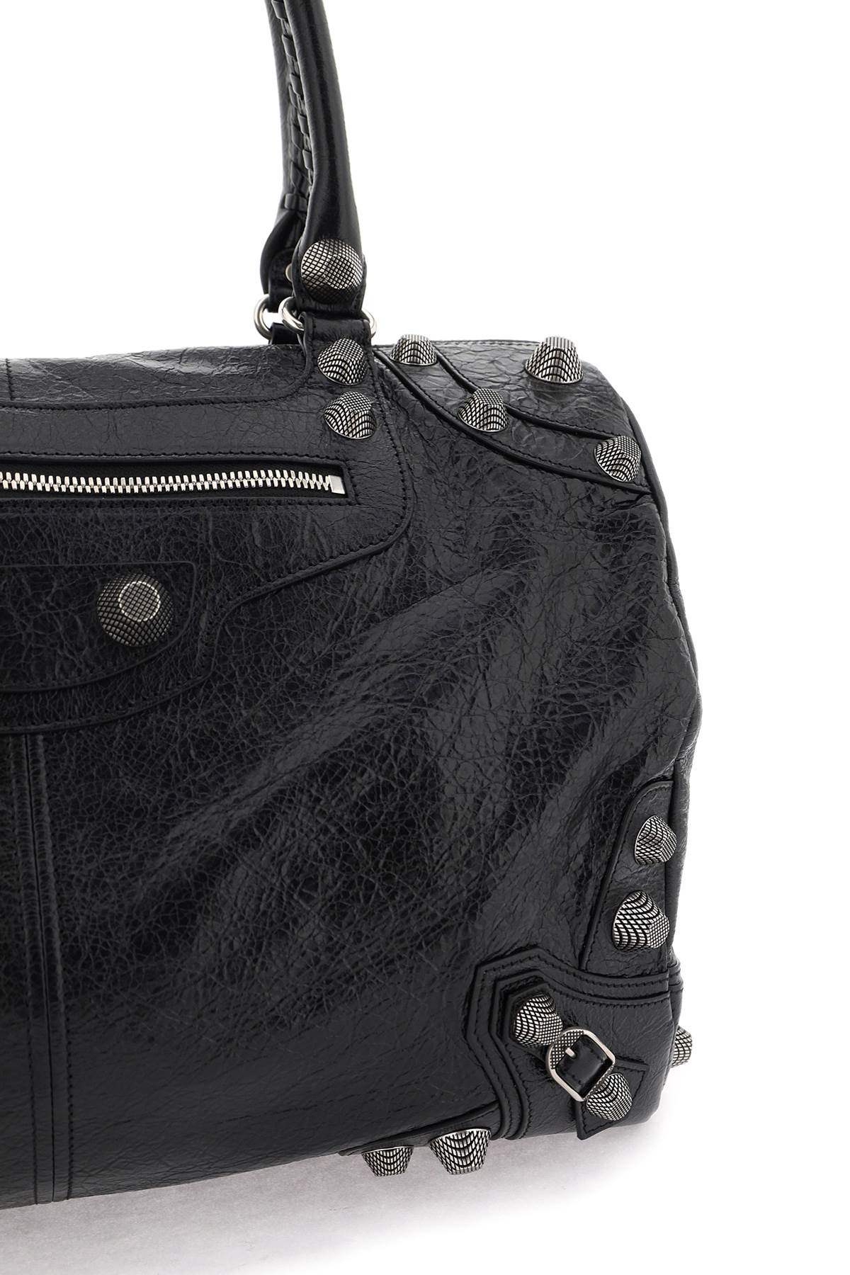 BALENCIAGA Nappa Leather Le Cagole Mini Shopping Handbag