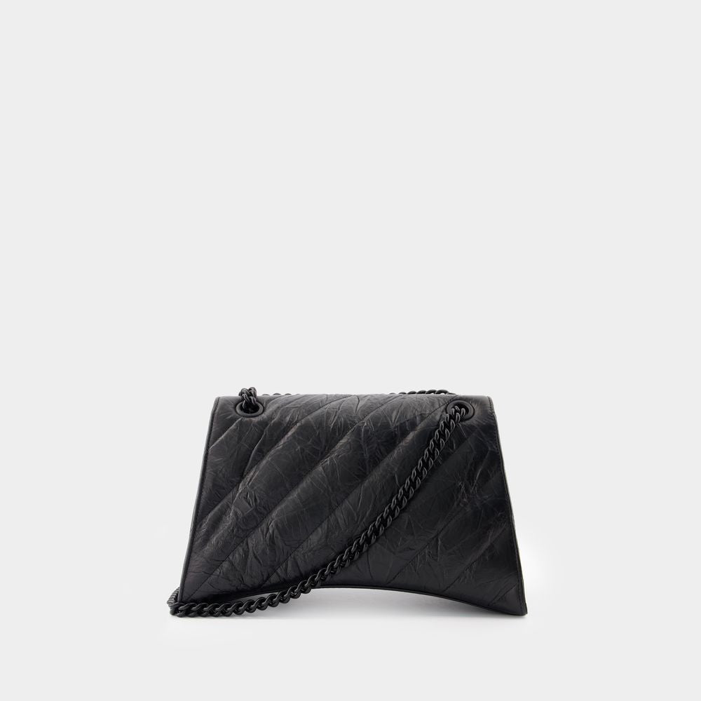 BALENCIAGA Crush Chain Mini Shoulder Handbag