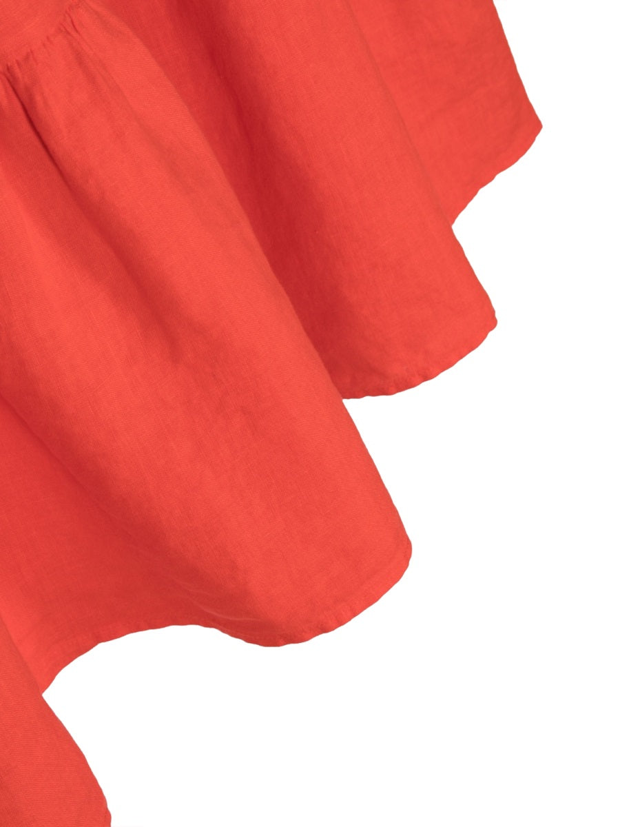 ASPESI Girls' Mini Dress with Stylish Shoulder Pads