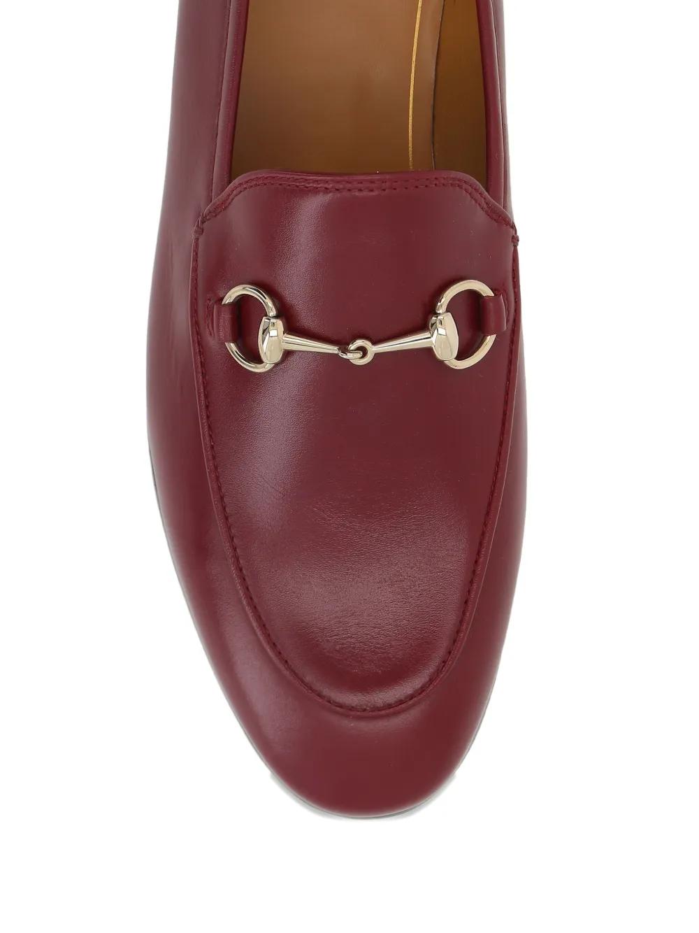 GUCCI Leather Loafers with Iconic Horsebit Detail
