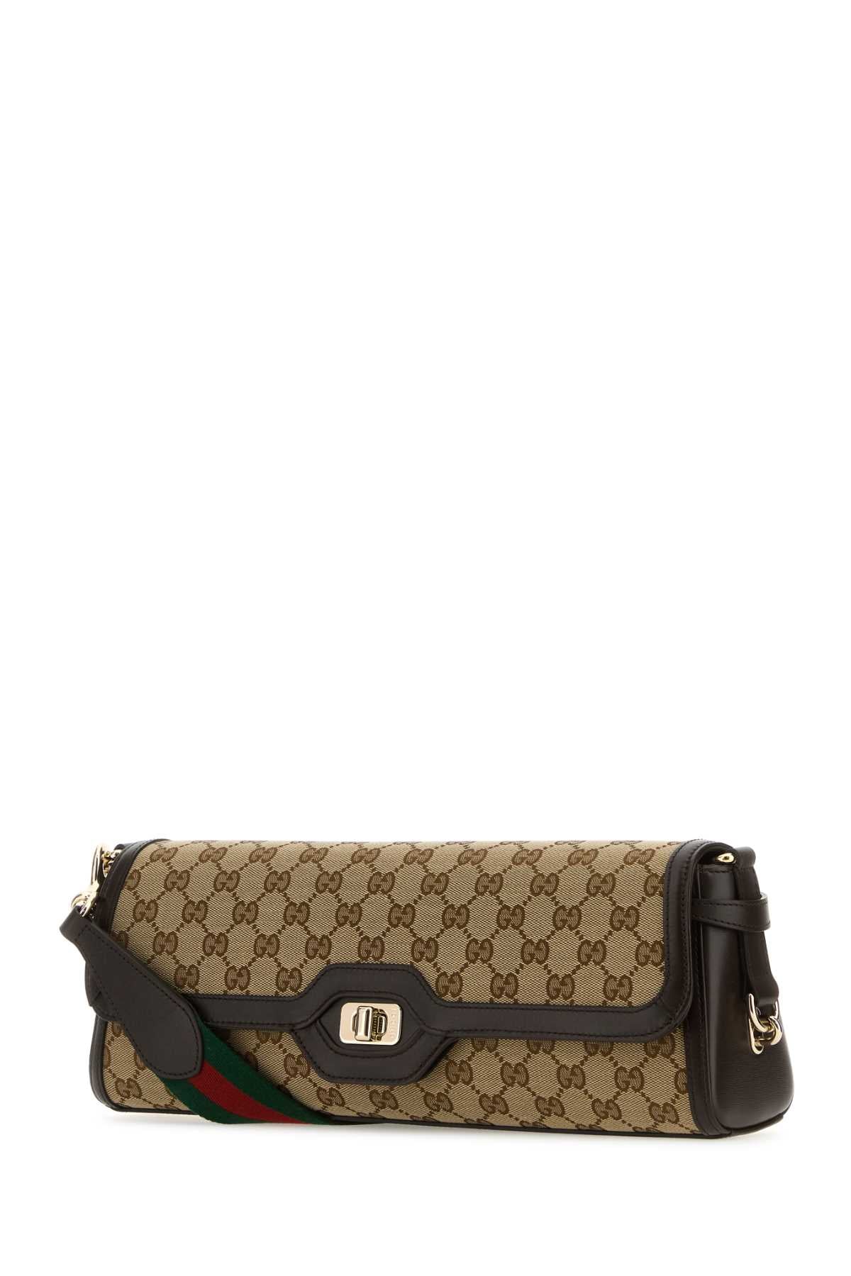 GUCCI Medium GG Fabric Luce Shoulder Handbag