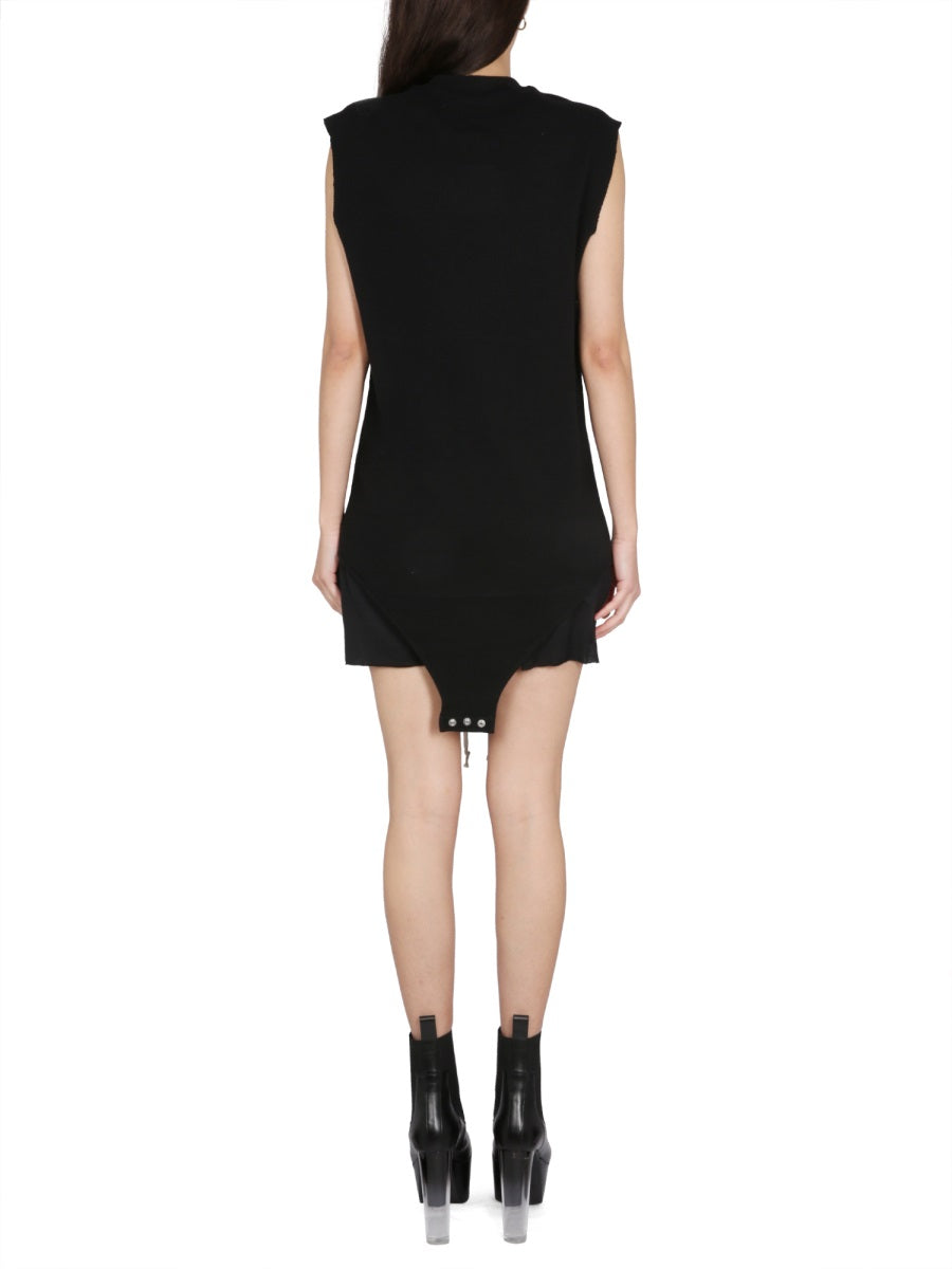 CHAMPION X RICK OWENS Curved Orle Six-Button Mini Top for Women