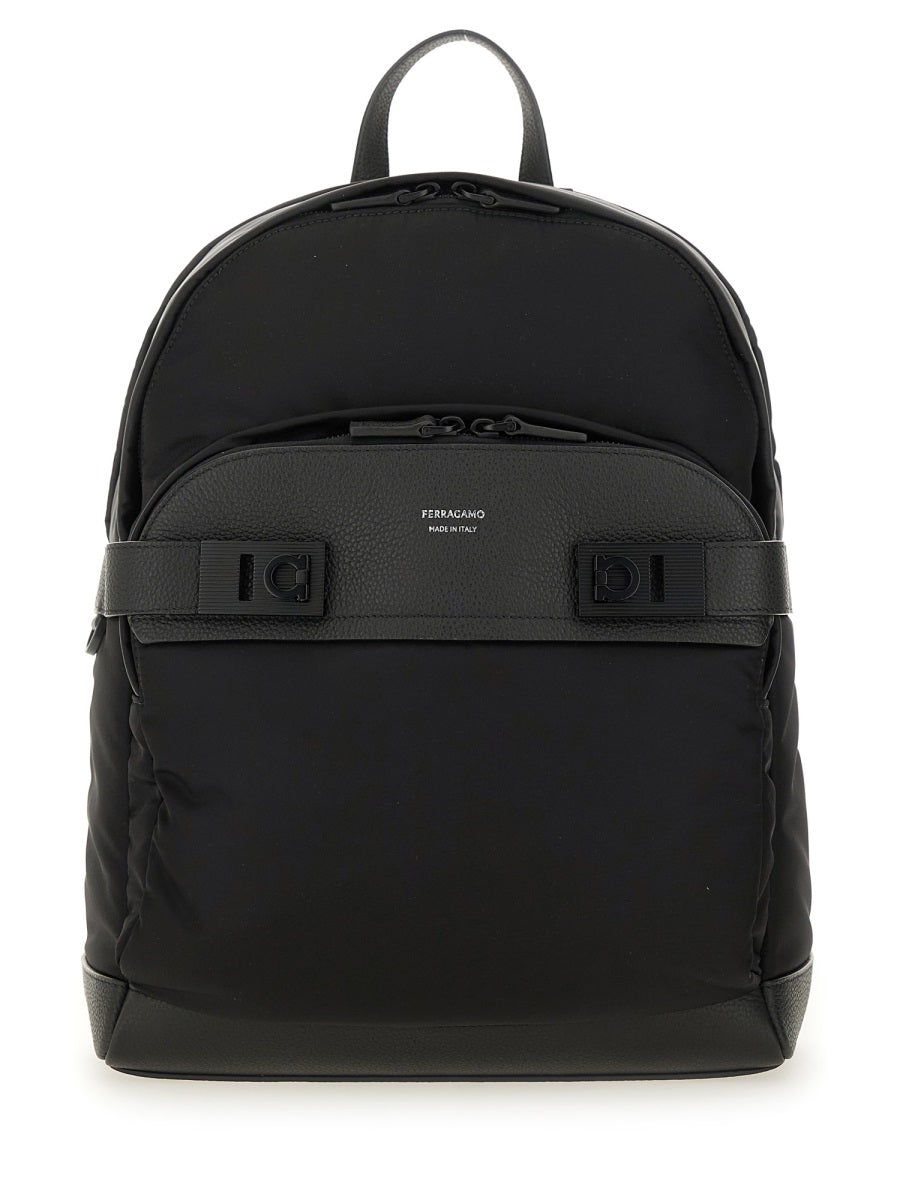 Ferragamo Nylon Backpack for Men - FW25 Collection
