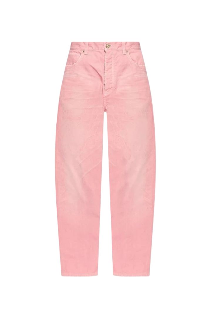 BALENCIAGA Wide-Leg Distressed Jeans for Women