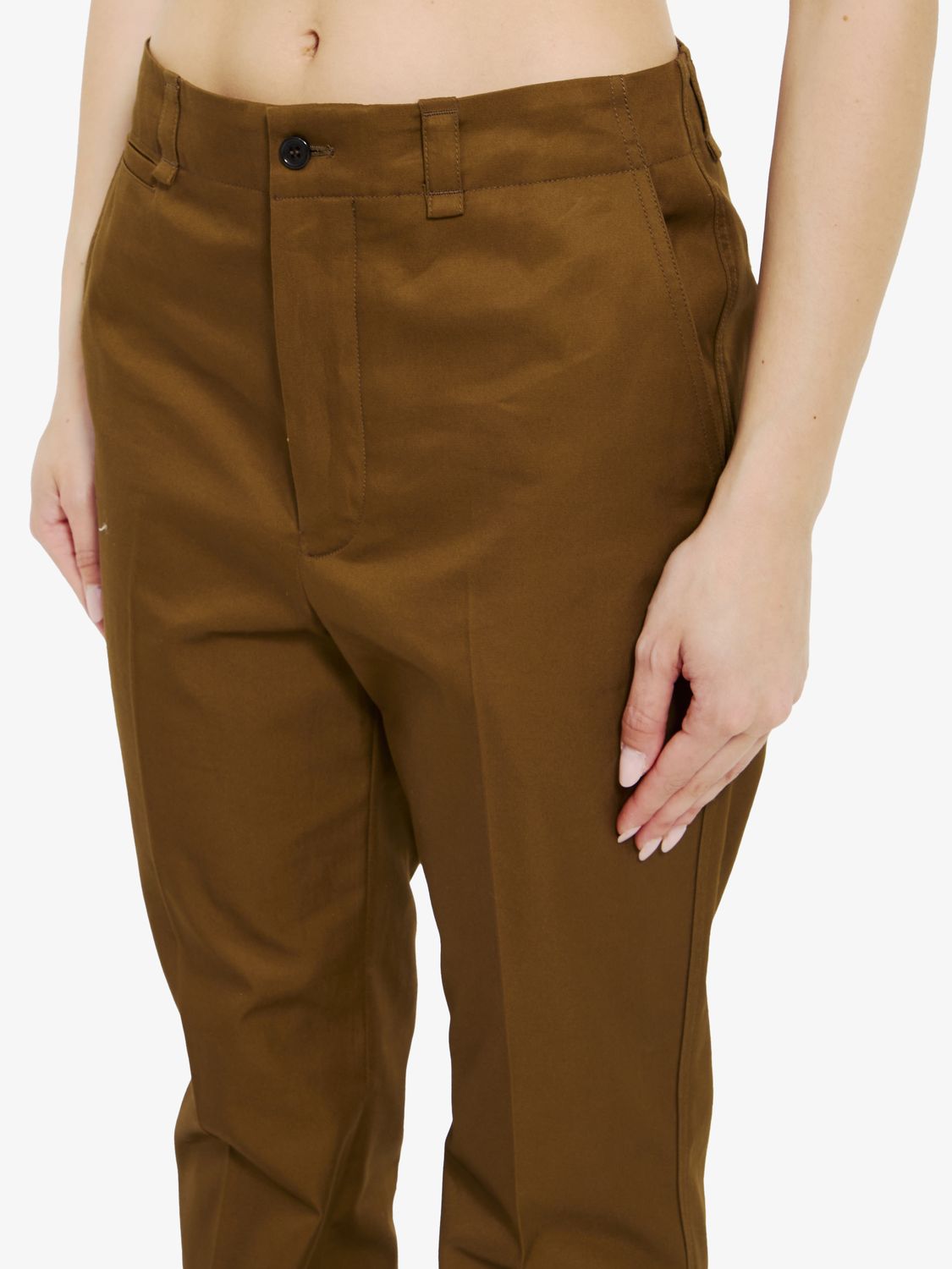 SAINT LAURENT Mid-Rise Tailored Pants - Regular Fit