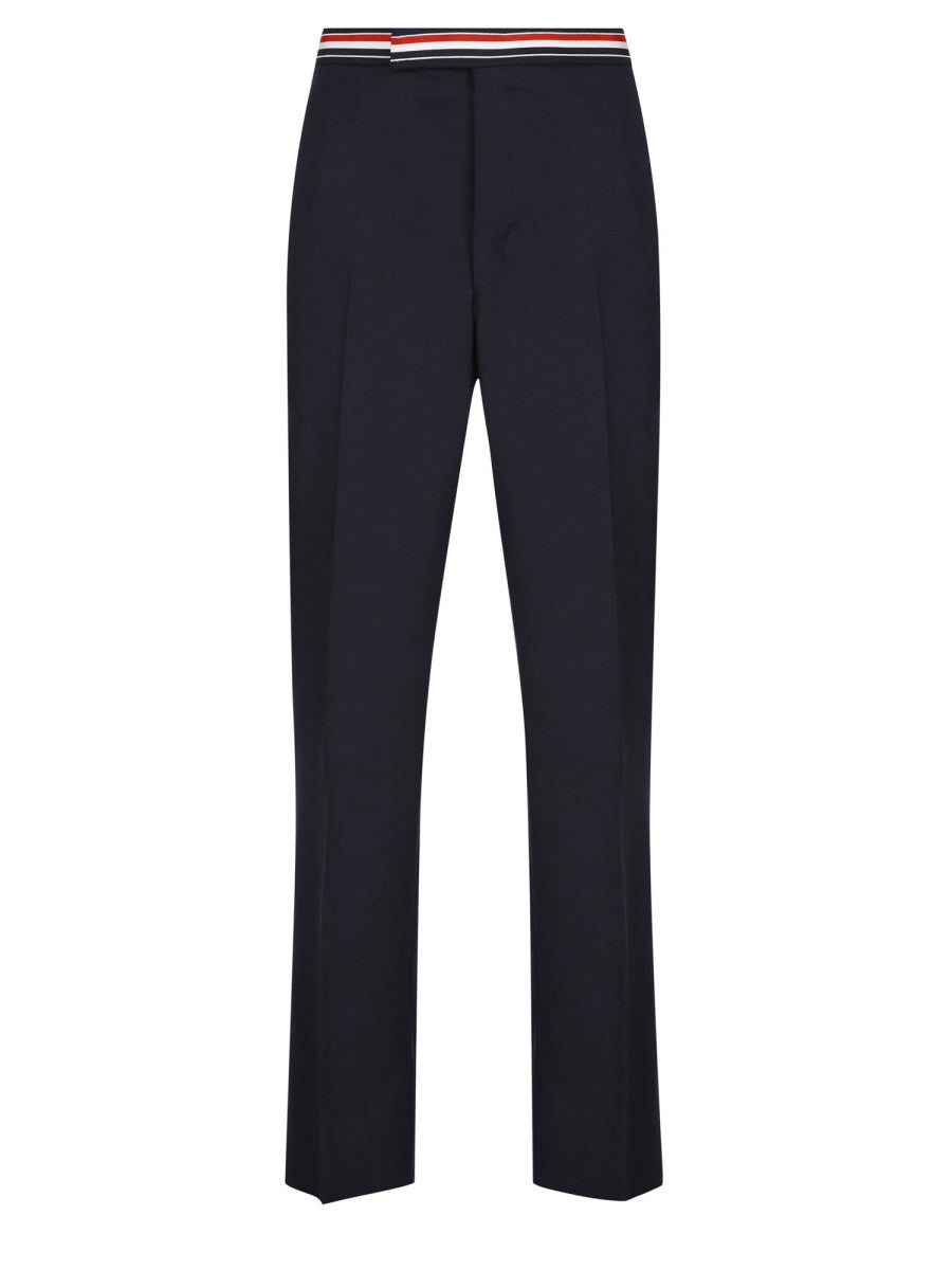 THOM BROWNE Classic Wool Pants - Hidden Closure