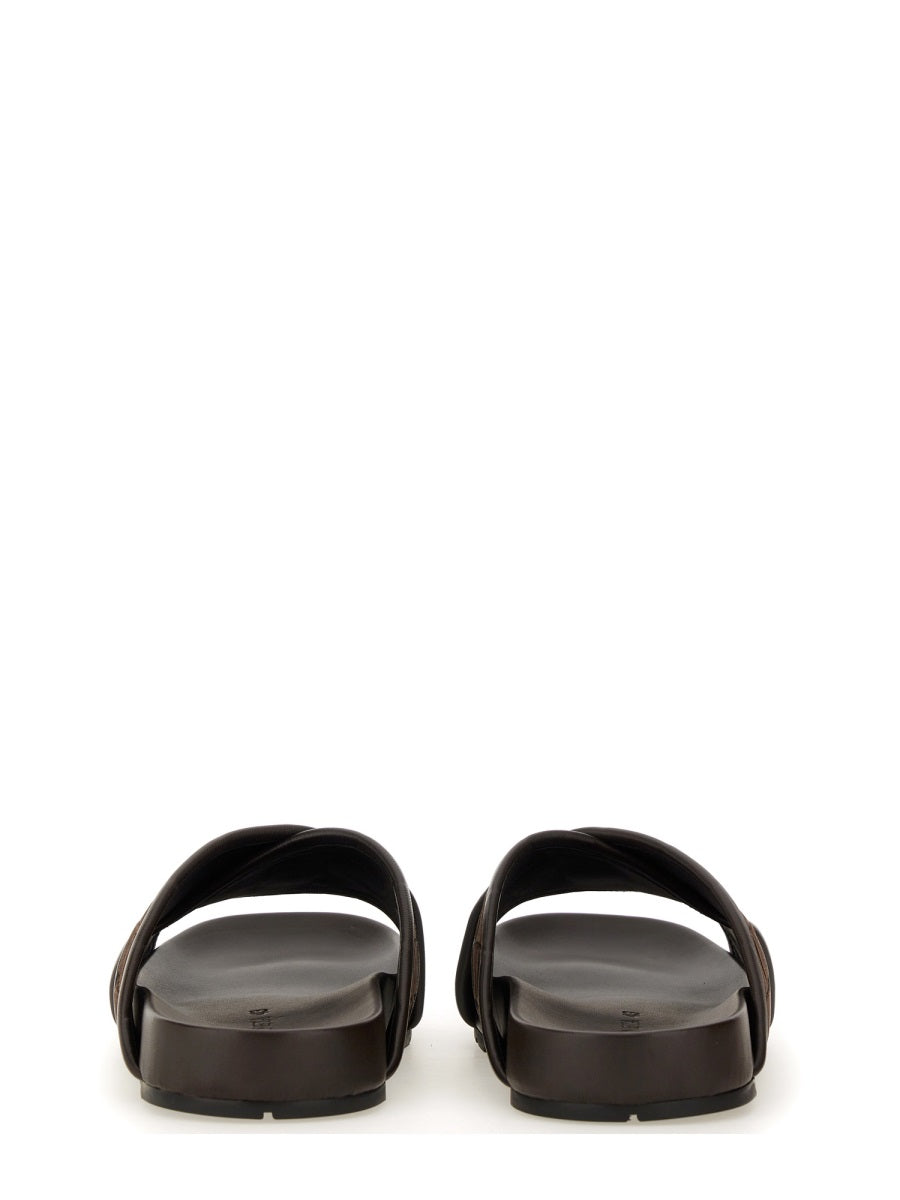 BOTTEGA VENETA Men's Leather Sandal Tarik