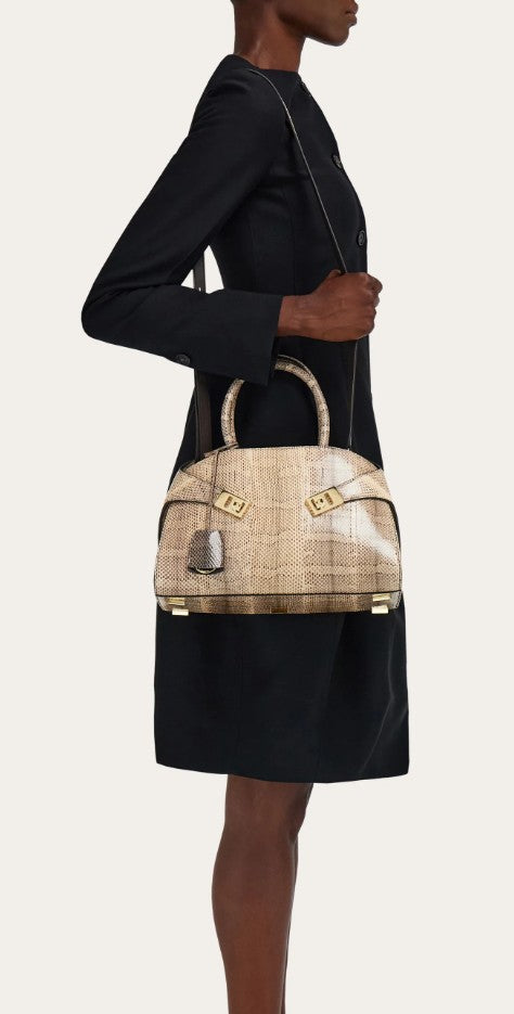 Ferragamo Chic Top Handle Handbag - FW25 Women's Collection