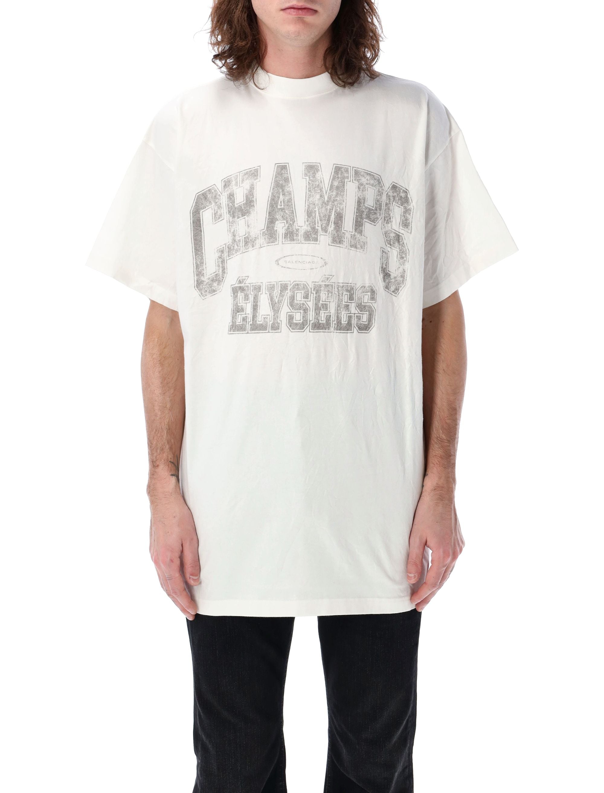 BALENCIAGA Oversized Champs-Élysées T-Shirt - Size 2
