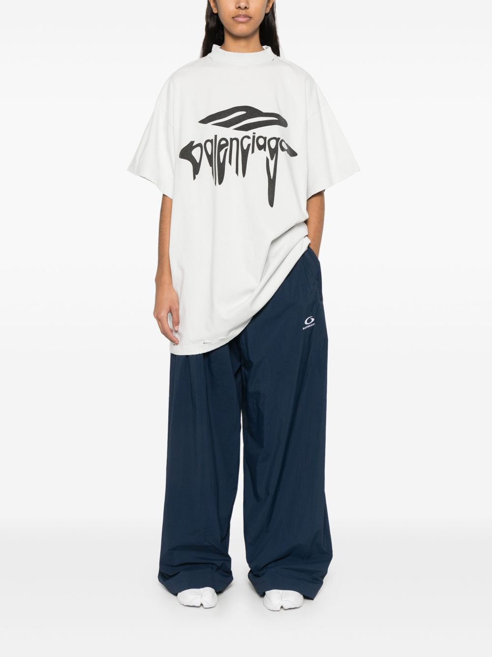 BALENCIAGA Oversized Unisex Cotton T-Shirt