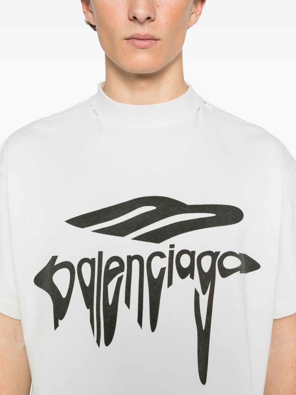 BALENCIAGA Oversized Unisex Cotton T-Shirt