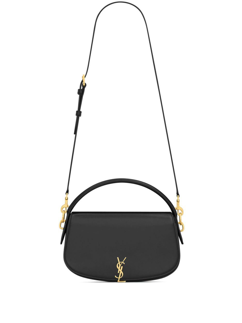 SAINT LAURENT Voltaire Mini Crossbody with Golden Logo