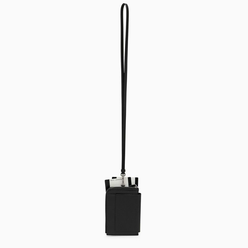 BALENCIAGA Mini Matte Soft Leather Phone Holder