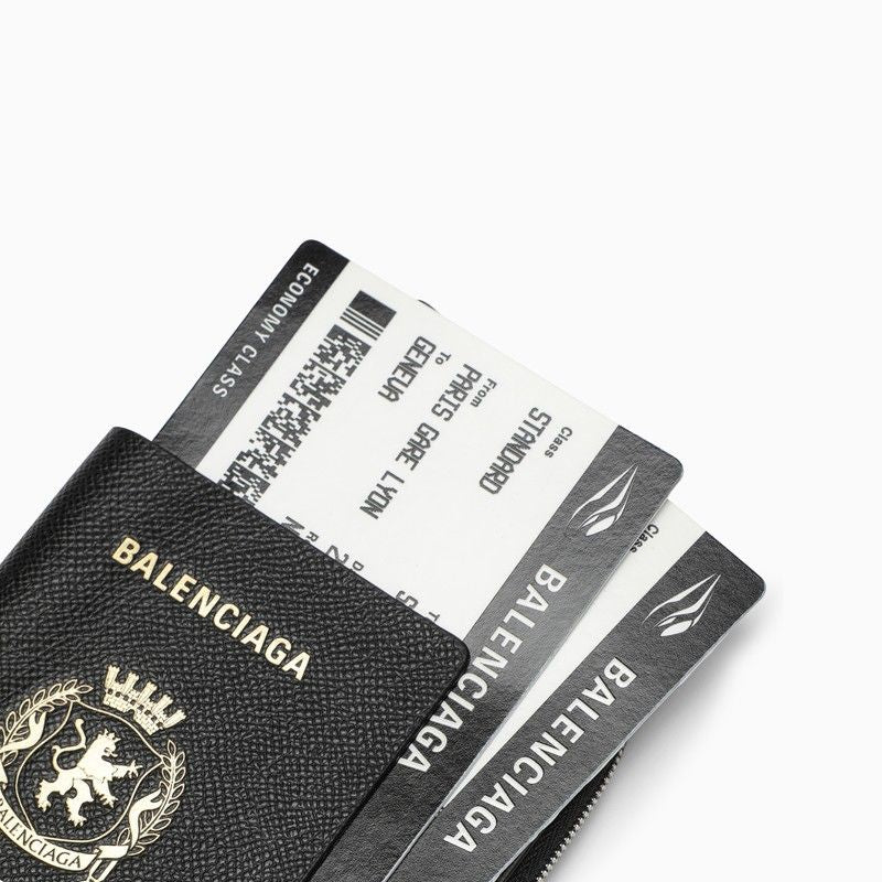 BALENCIAGA Mini Matte Soft Leather Phone Holder