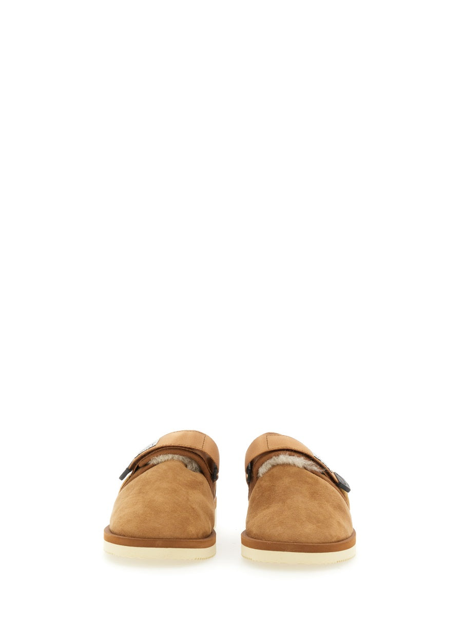 SUICOKE Suede Upper Winter Sandals with 2 cm Sole