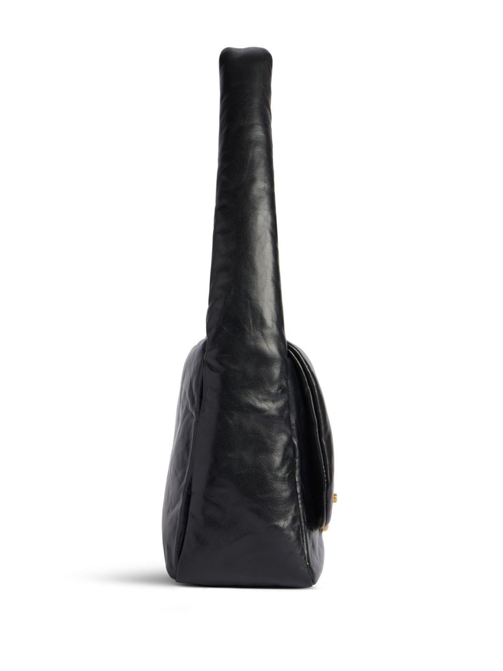 BALENCIAGA Mini Nappa Leather Monaco Shoulder Handbag