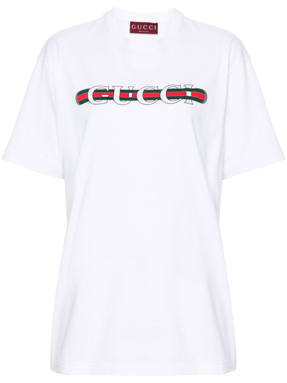 GUCCI Logo Cotton T-Shirt for Women - FW25