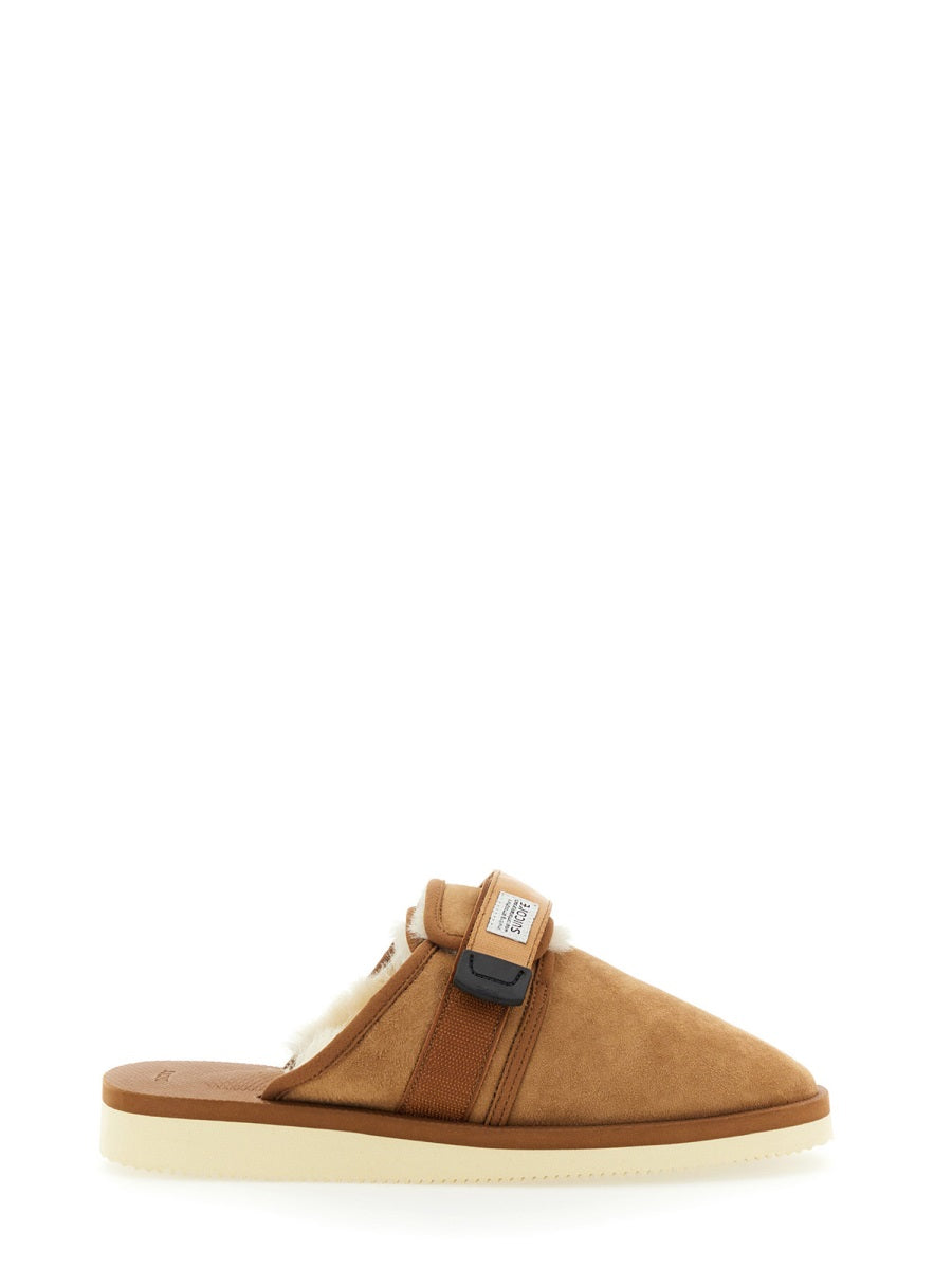 SUICOKE Men's Classic Suede Sandals with 2 cm Sole