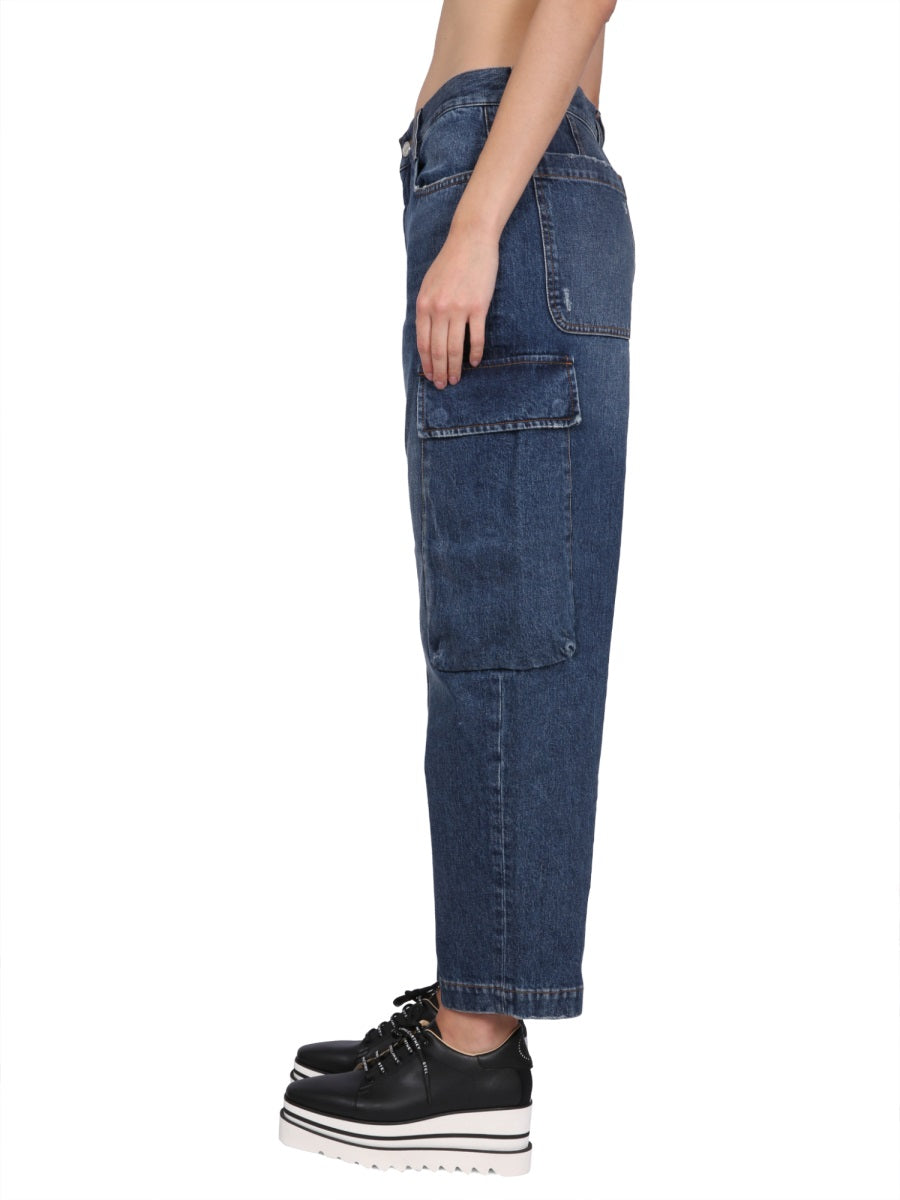STELLA McCARTNEY Cargo Jeans - Women's FW23 Style