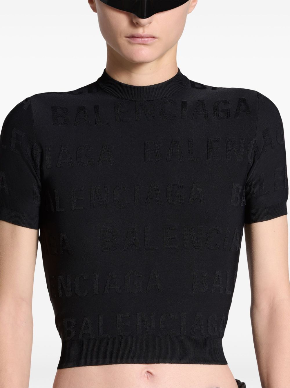 BALENCIAGA Cropped Shirt - Mini Style