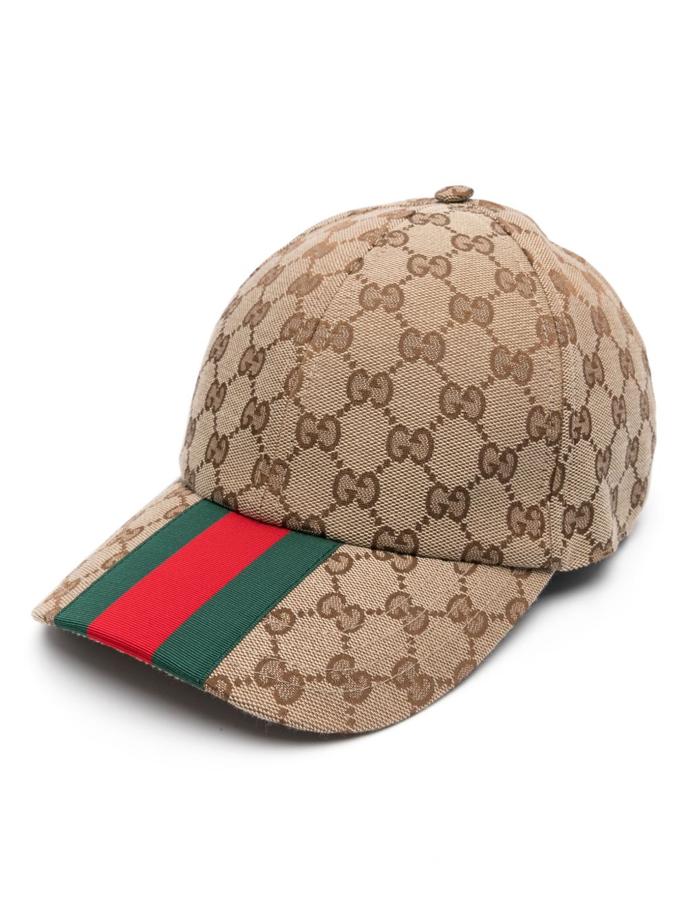 GUCCI Baseball Cap with Web Pattern - Adjustable Fit