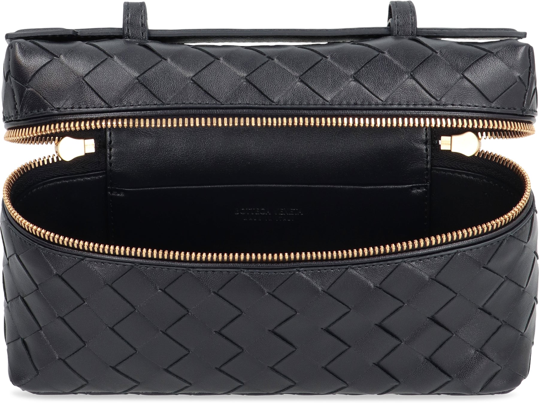 BOTTEGA VENETA Mini Vanity Case Handbag with Interlaced Design