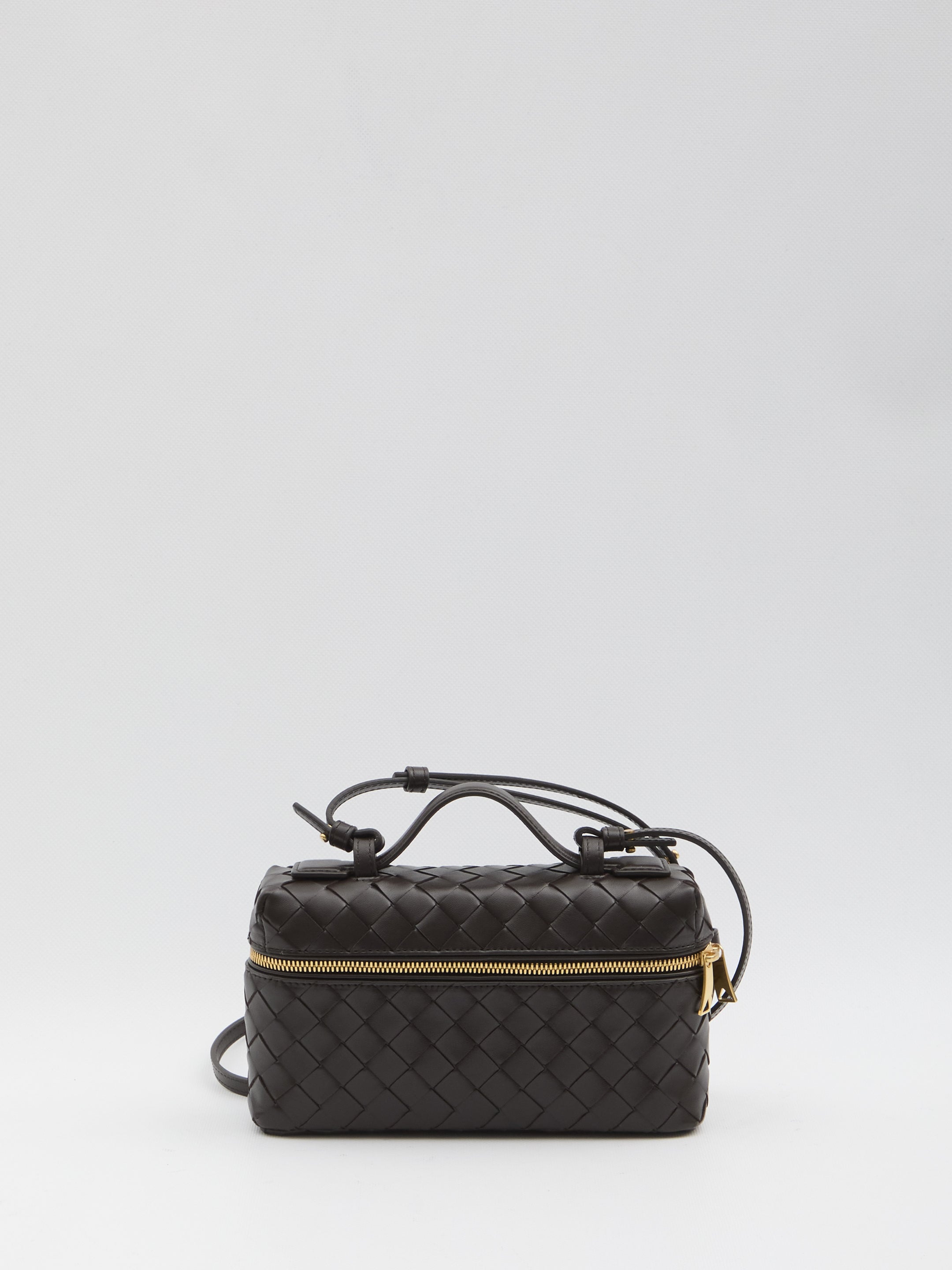 BOTTEGA VENETA Mini Leather Vanity Case with Intrecciato Pattern