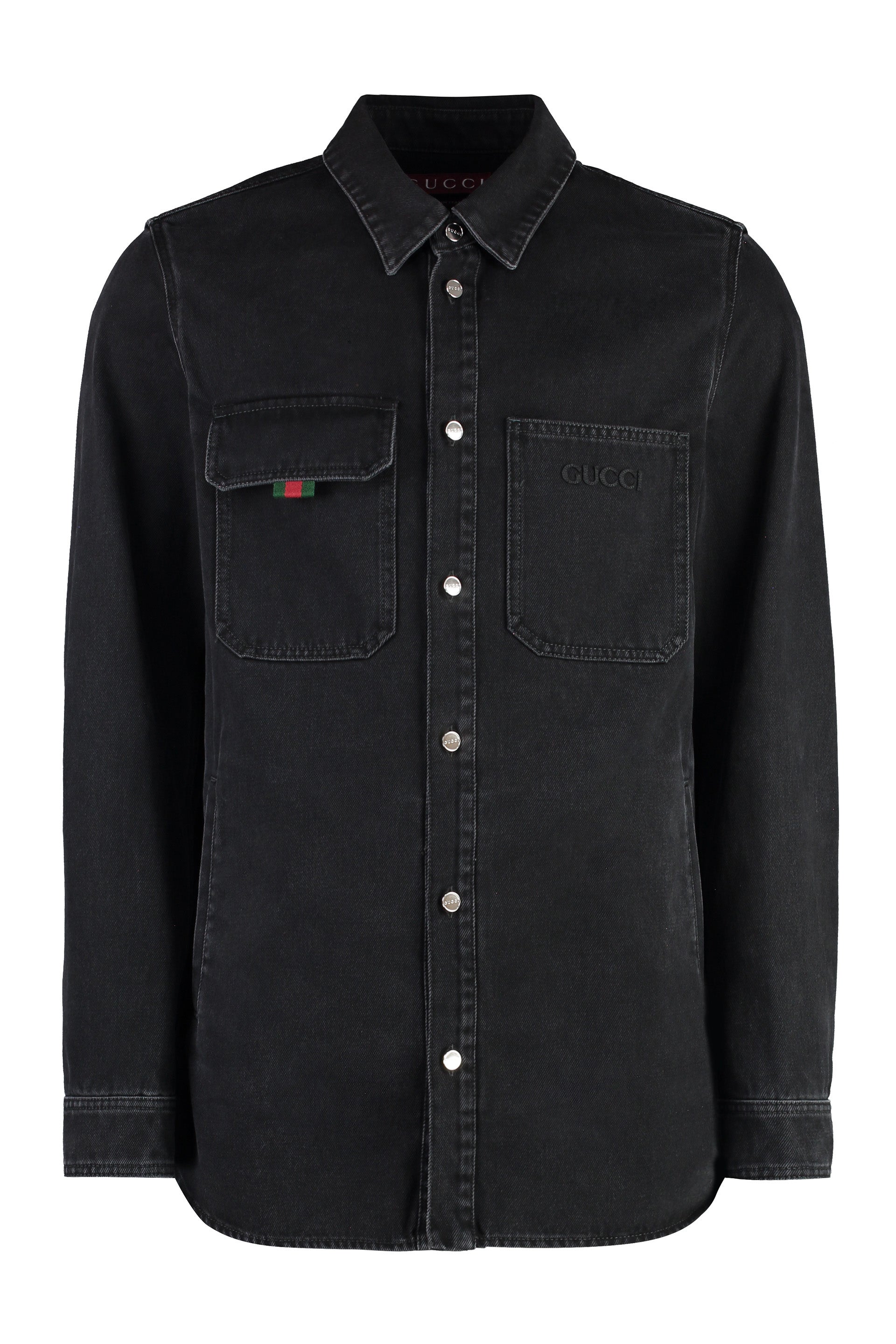 GUCCI Men's Denim Shirt - FW24 Collection
