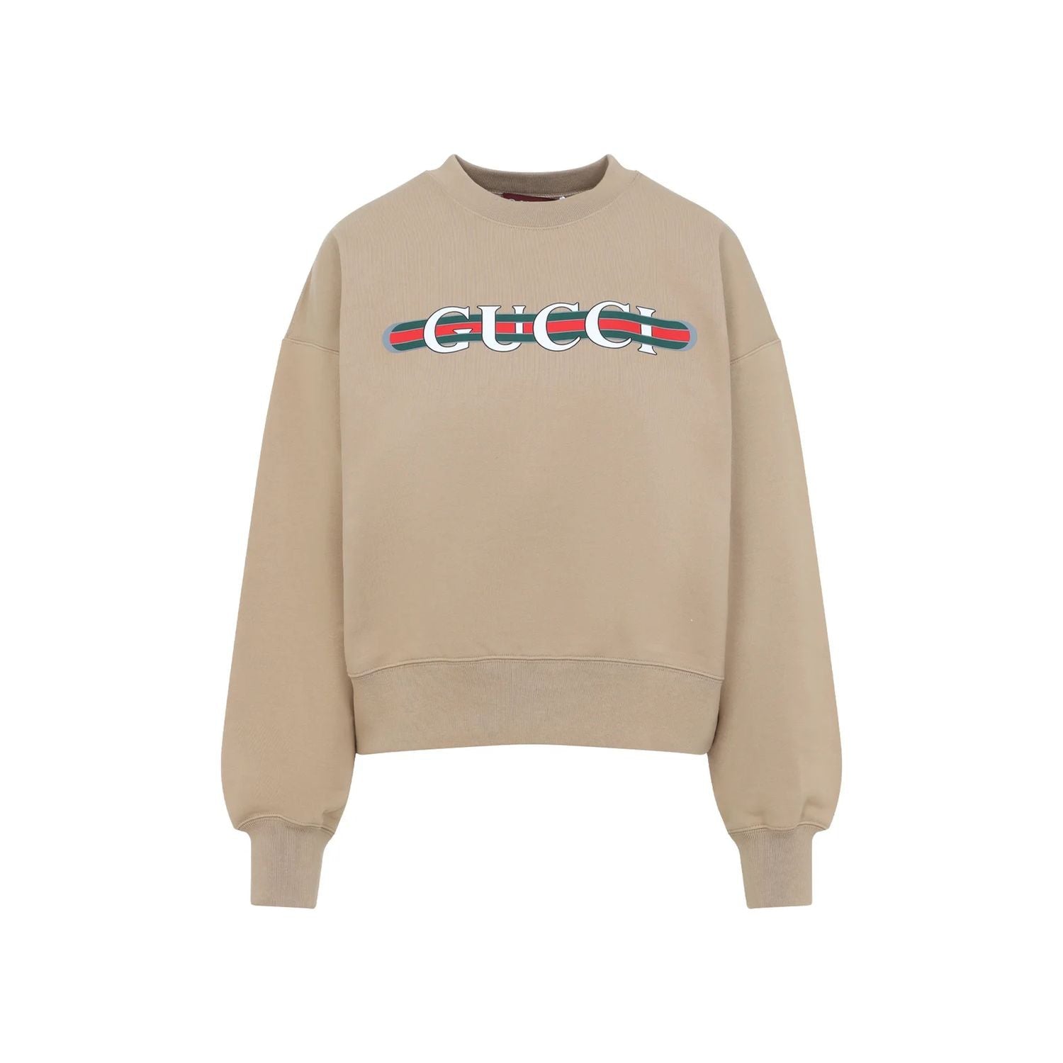 GUCCI Regular Fit Cotton T-Shirt Sweatshirt - Women's Size S