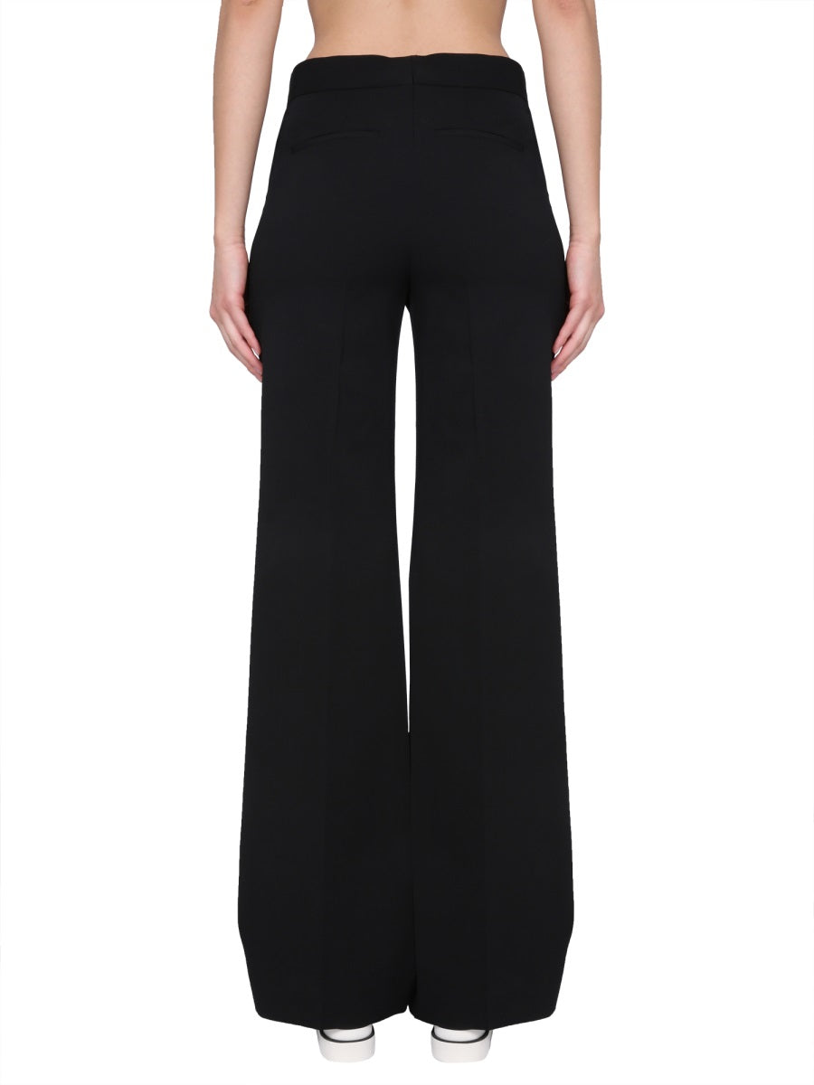 STELLA McCARTNEY Women's Wool Trousers with Zipper and Hook Closure