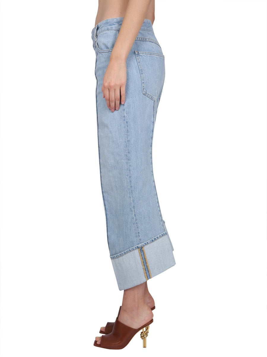 BOTTEGA VENETA Curved Line High-Rise Jeans