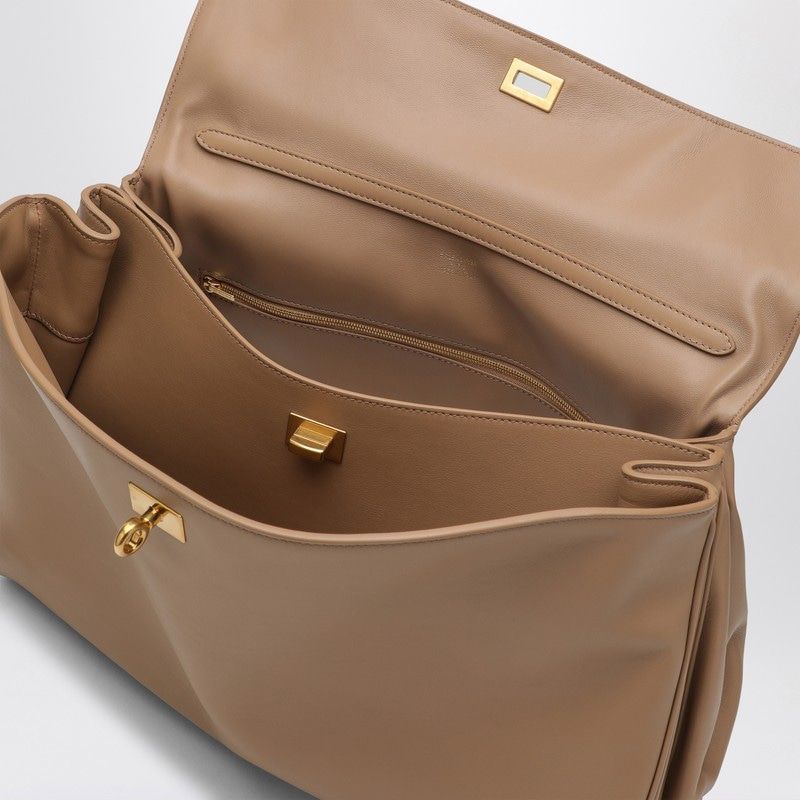 BALENCIAGA Smooth Calfskin Large Rodeo Handbag