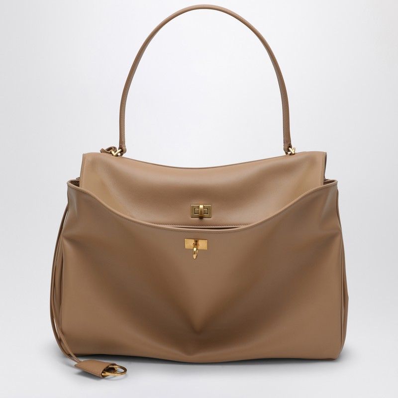 BALENCIAGA Smooth Calfskin Large Rodeo Handbag