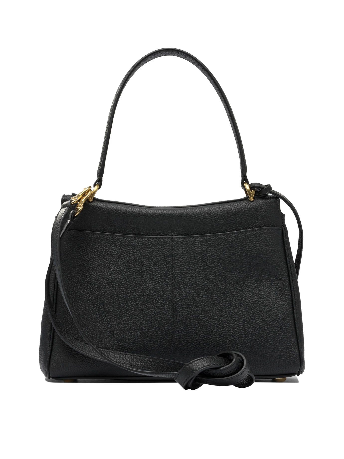 BALENCIAGA Mini Leather Handbag with Twist-Lock Closure