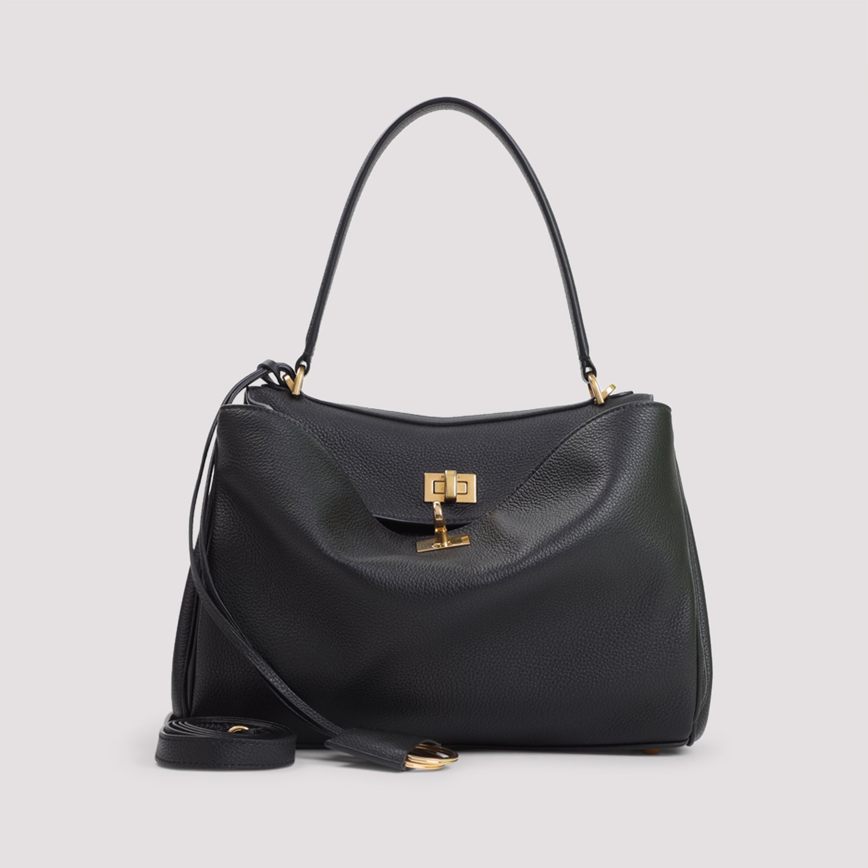 BALENCIAGA Mini Compact Rodeo Shoulder Handbag