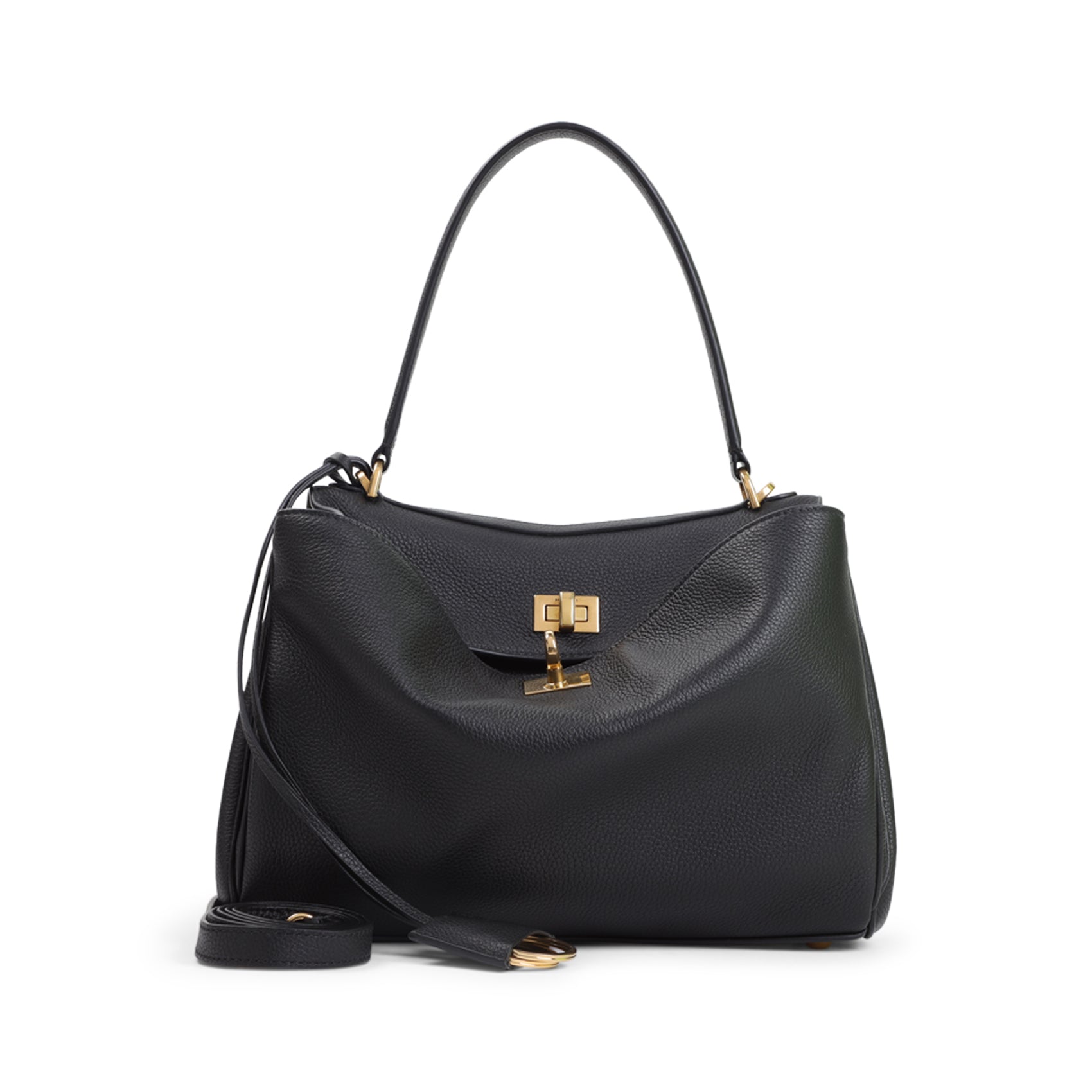 BALENCIAGA Mini Compact Rodeo Shoulder Handbag