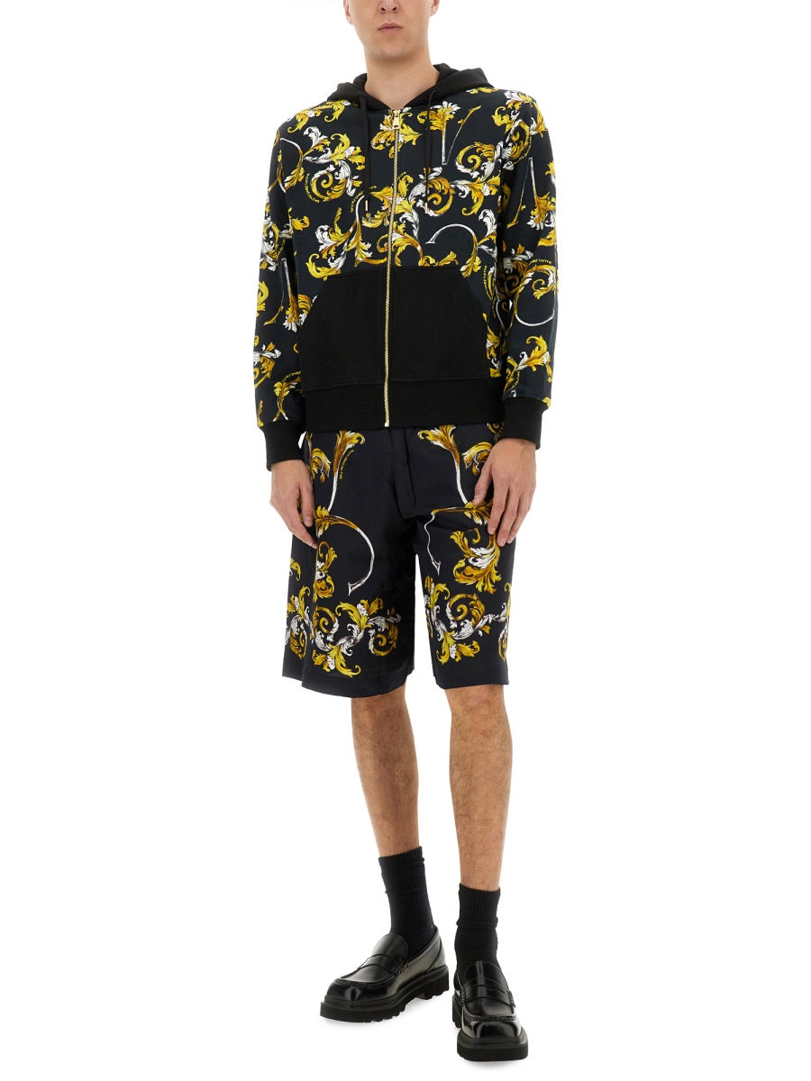 VERSACE JEANS COUTURE Cotton Sweatshirt for Men - SS25 Collection