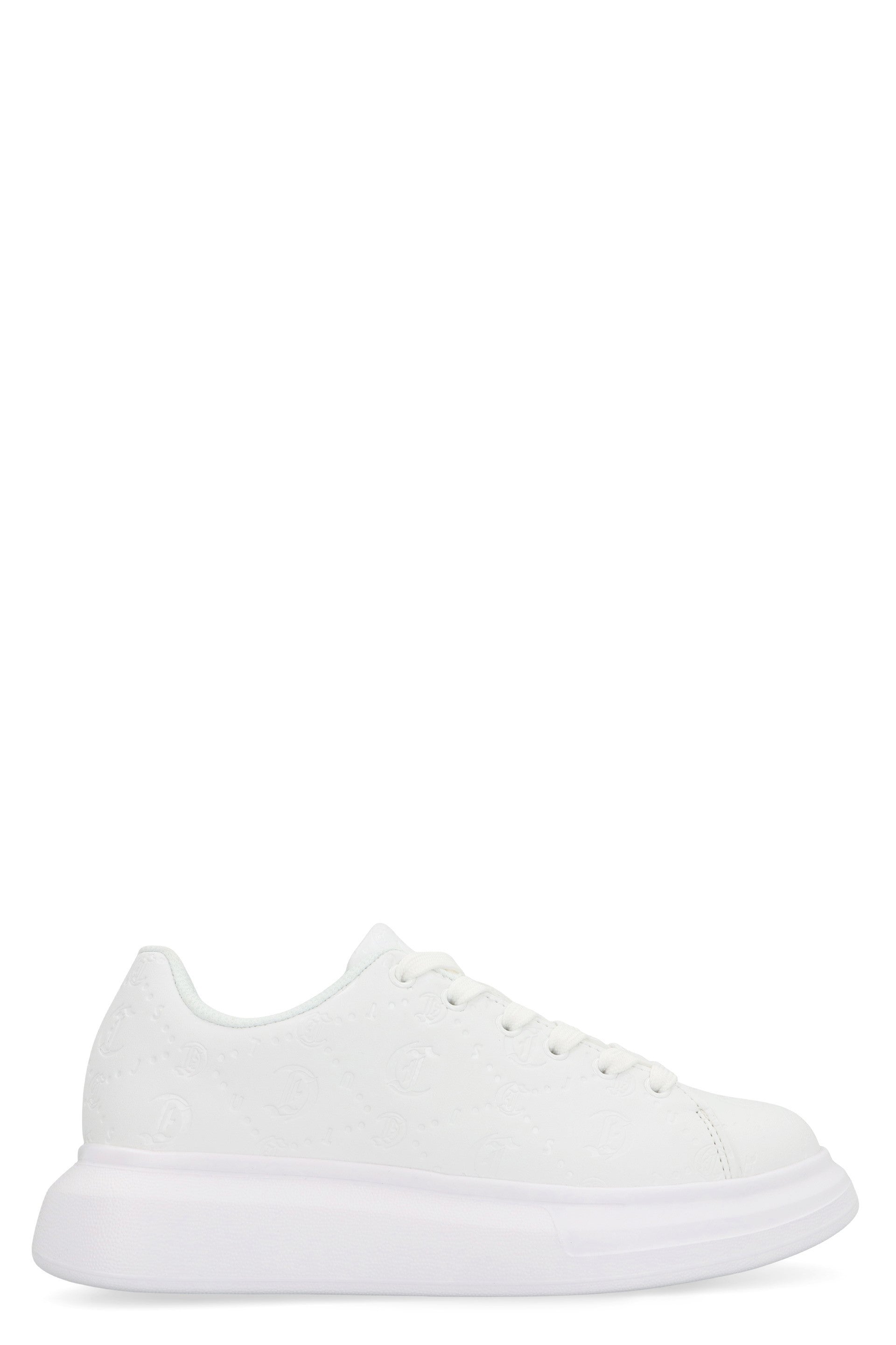 JUST CAVALLI Chic Leather Low-Top Sneakers for Women