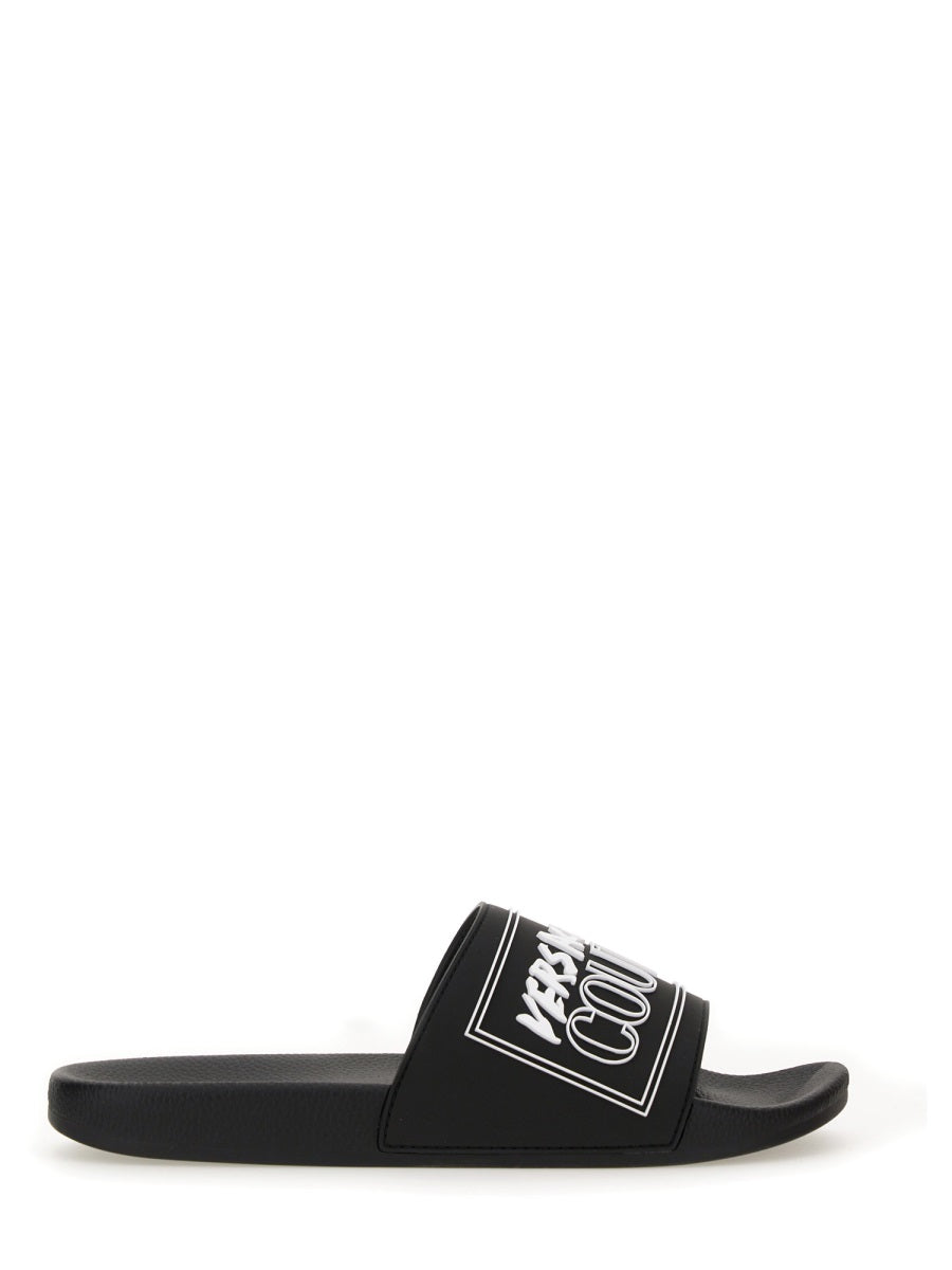 VERSACE JEANS COUTURE Logo Slide Sandal