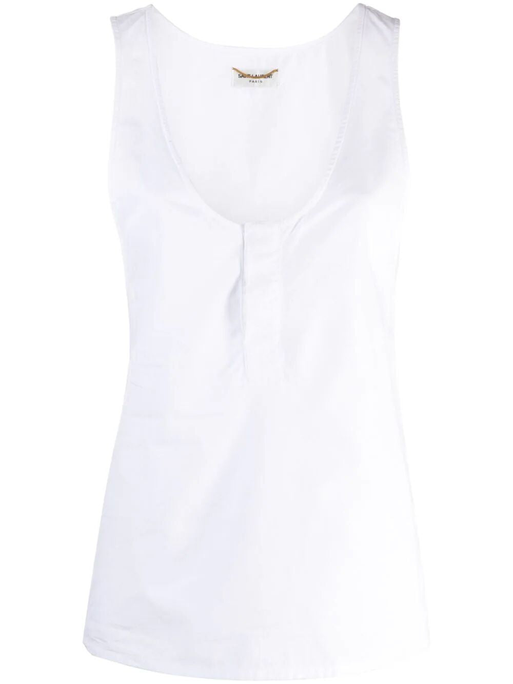 SAINT LAURENT Classic Egyptian Cotton Top for Women