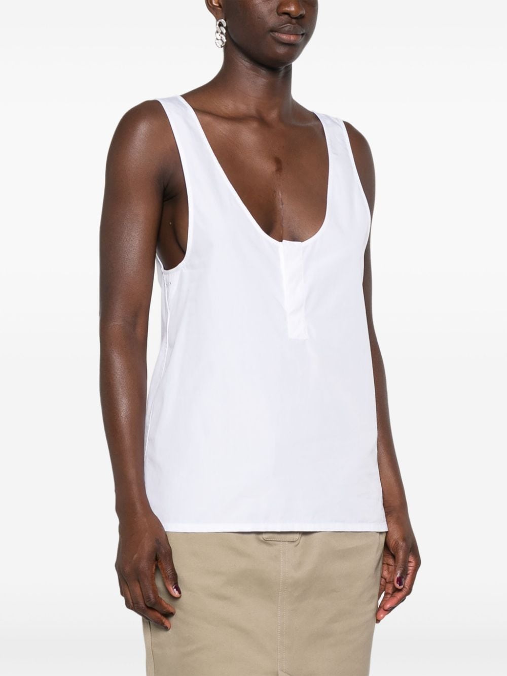 SAINT LAURENT Henley Dinghy T-Shirt - Size 38 FR
