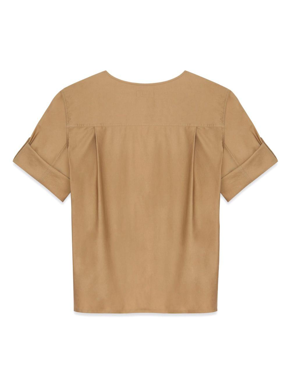 SAINT LAURENT Comfortable Twill Top for Women