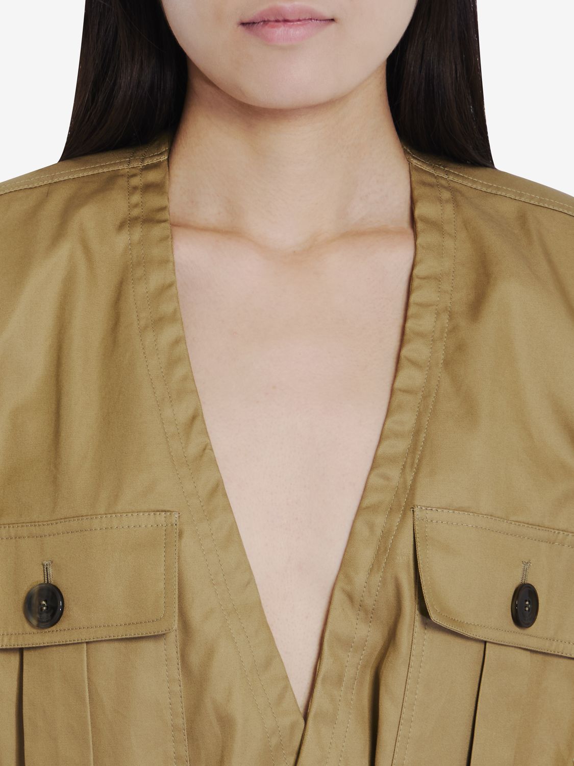 SAINT LAURENT Elegant Cotton Dress for Women - Mini Style