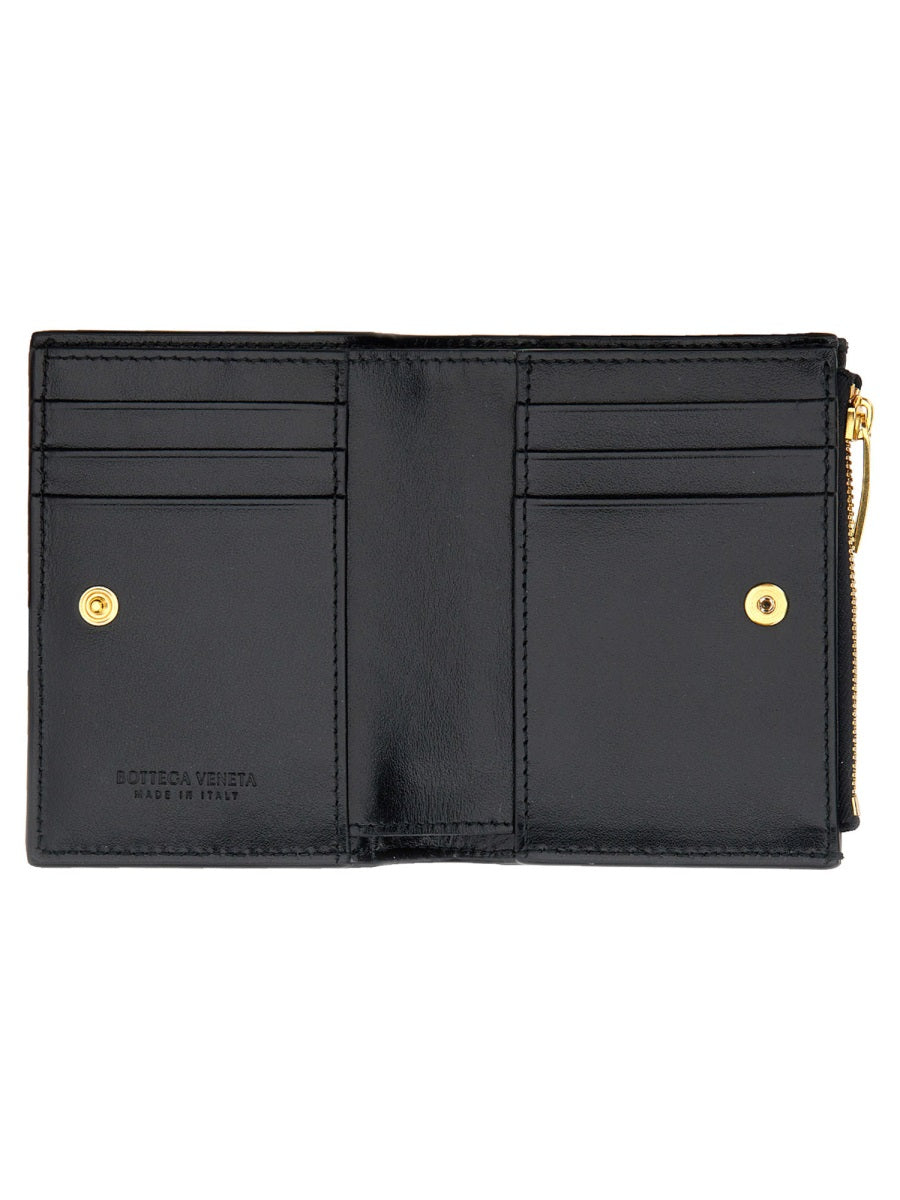 BOTTEGA VENETA Mini Bi-Fold Wallet with Zip
