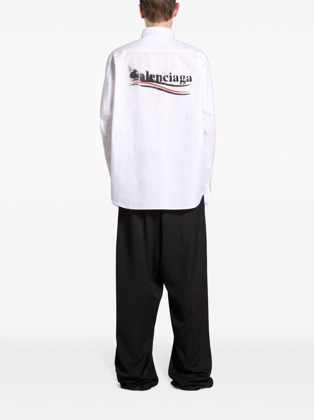 BALENCIAGA Large Fit Long Sleeve Shirt