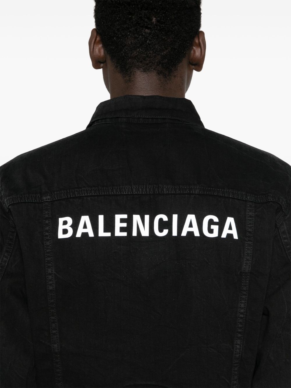 BALENCIAGA Denim Cotton Jacket for Women - SS25 Collection