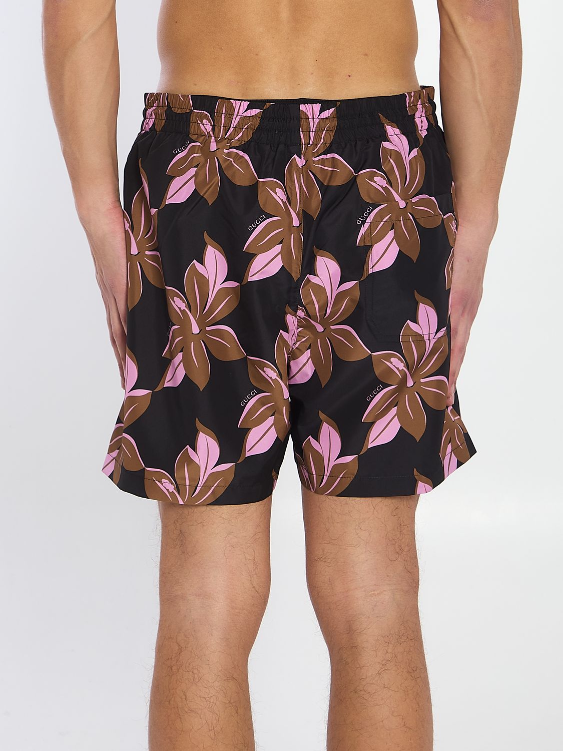 GUCCI Printed Swim Shorts for Men