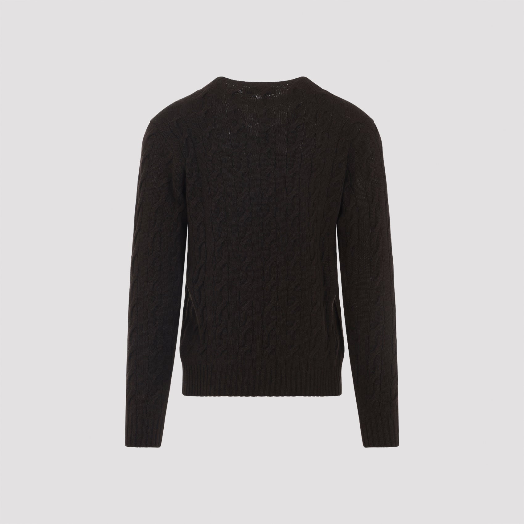 RALPH LAUREN PURPLE LABEL Men's Cable Pullover - Fall/Winter 2025 Edition