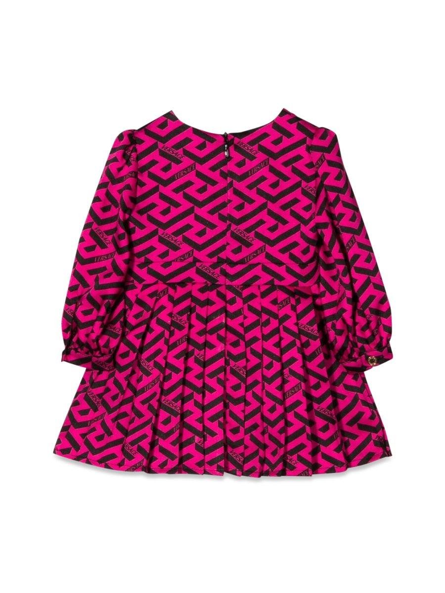 VERSACE Mini Greek Allover Dress for Girls