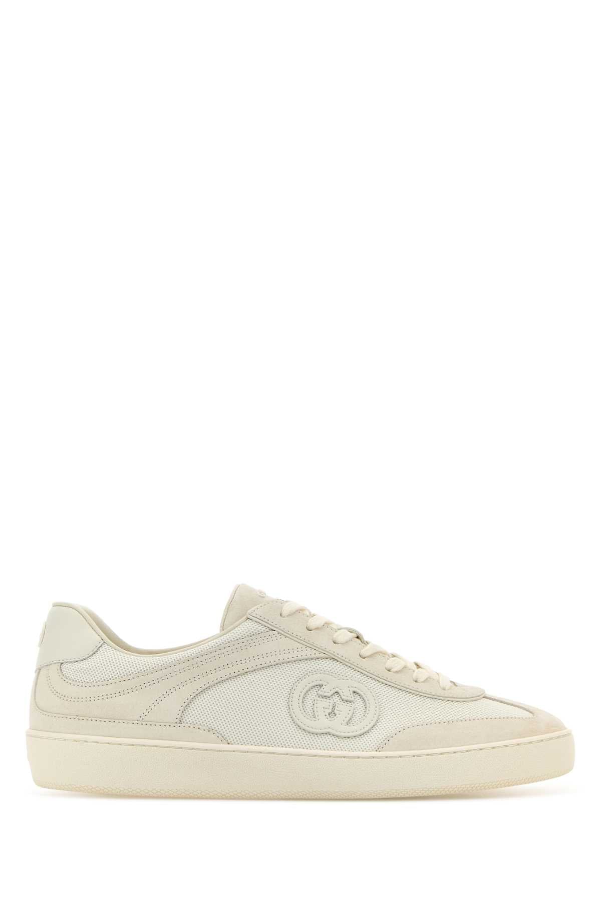 GUCCI Men's Suede and Fabric Sneakers
